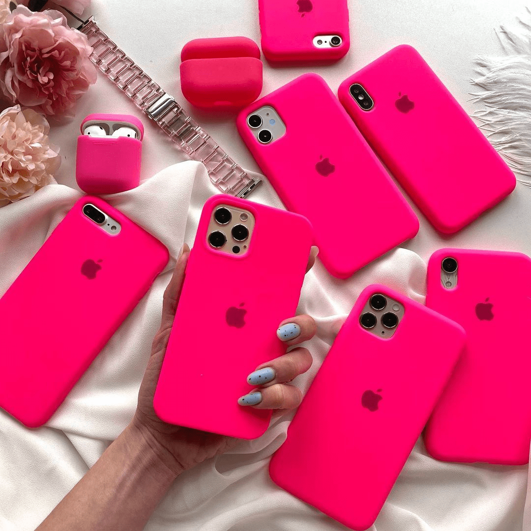 iPhone Silicone Case Firefry Rose Full Body Protective Cover Apple