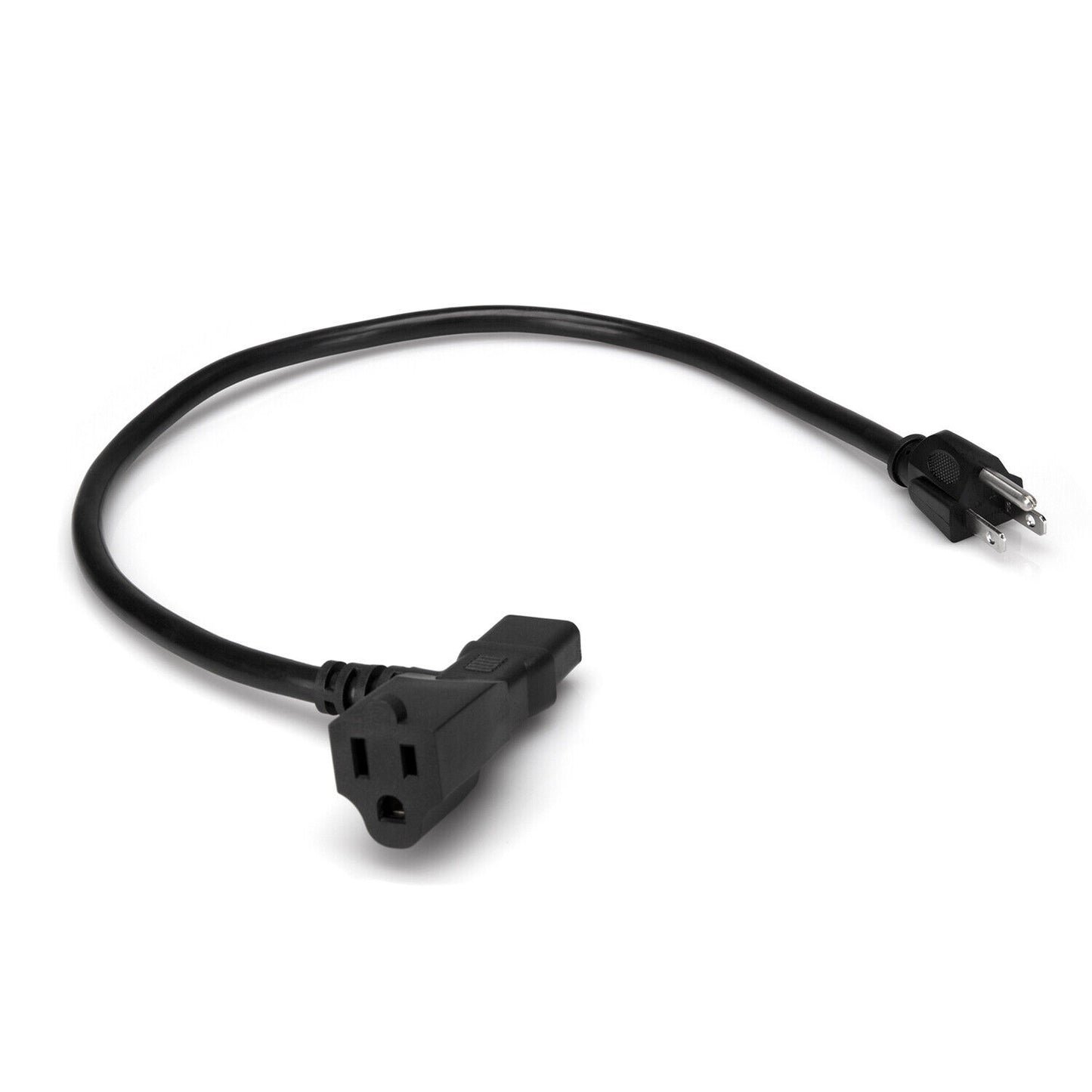 New - Hosa Piggyback IEC C13 Power Cable - 1 foot PWD-401