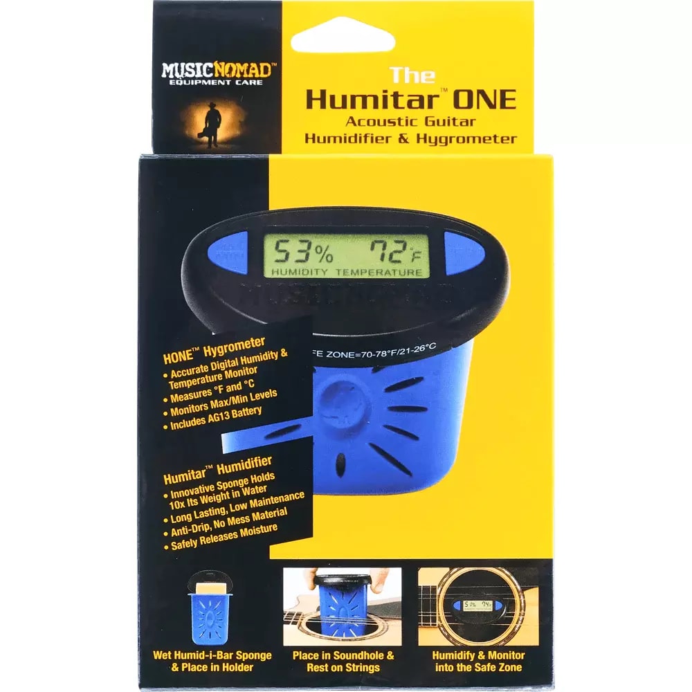 Music Nomad MN311 The Humitar One Guitar Humidifier and Hygrometer - New