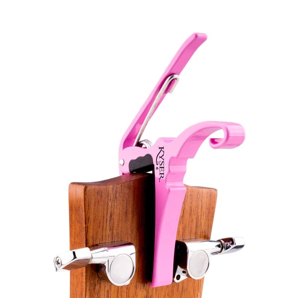 Kyser Quick-Change Guitar Capo - Pink Revival, NEW