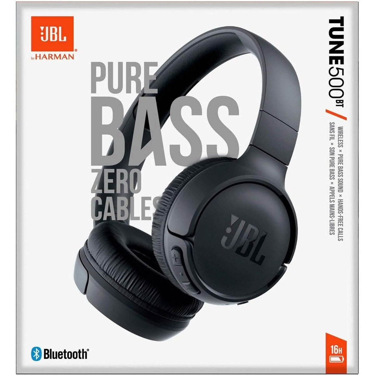 JBL TUNE 500BT On-Ear Wireless Bluetooth Headphone Refurbished