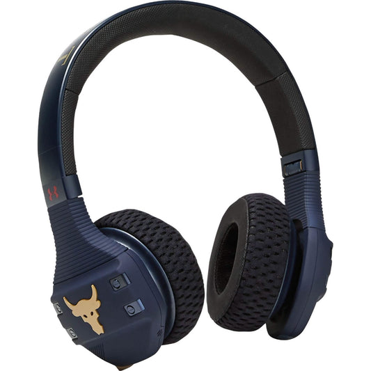 UA Sport Wireless Train Headphones SuperVent Ear Cushions Project Rock Edition JBL