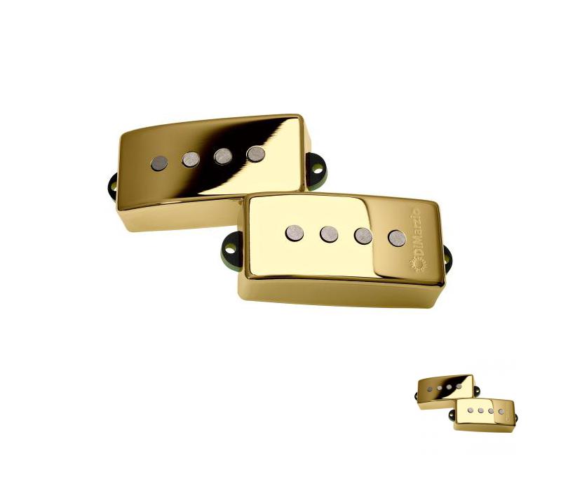 DiMarzio DP124 Sixties P Bass Pickup Set -Gold Cover- NEW