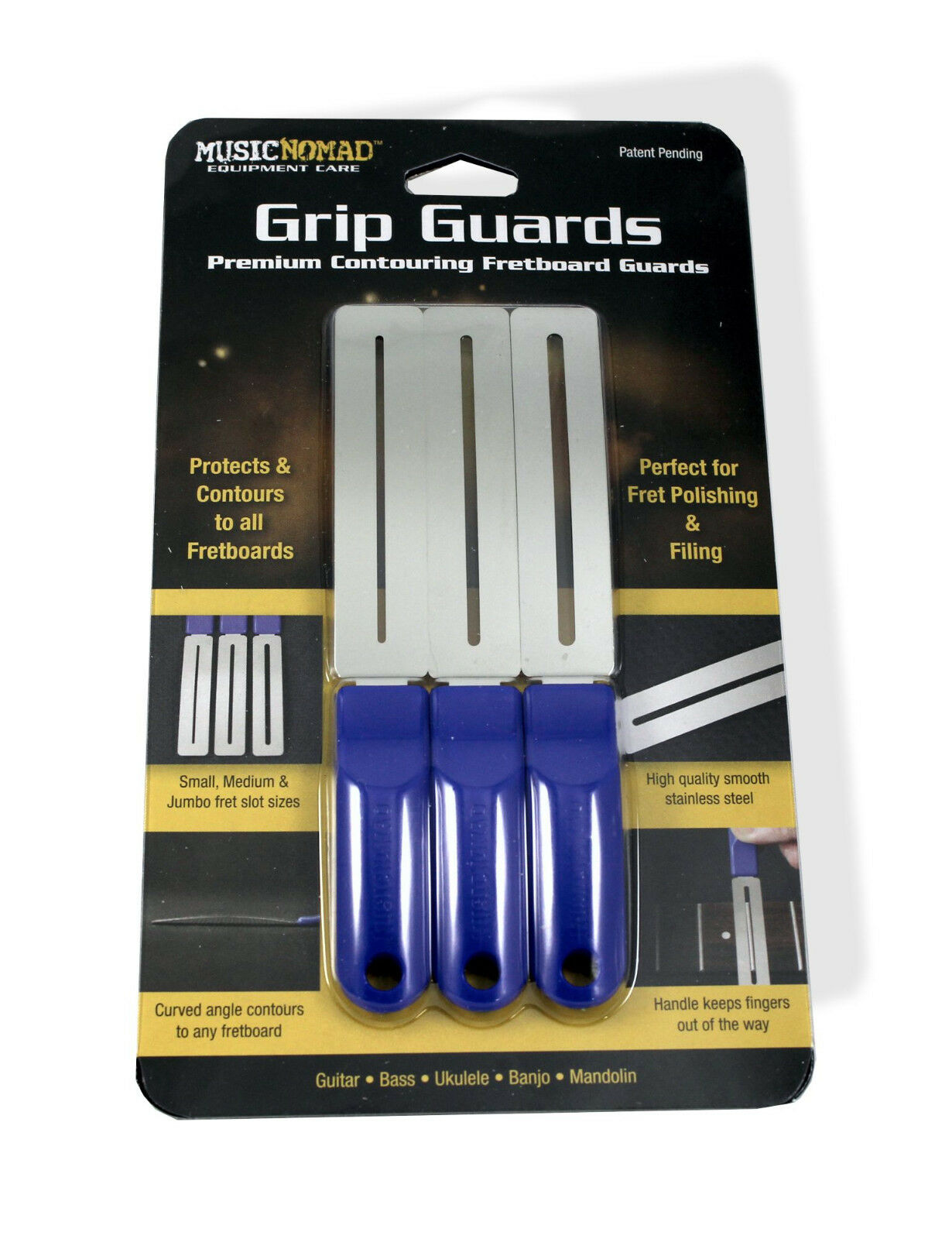 New - Music Nomad MN225 GRIP Guards Premium Fretboard Guards