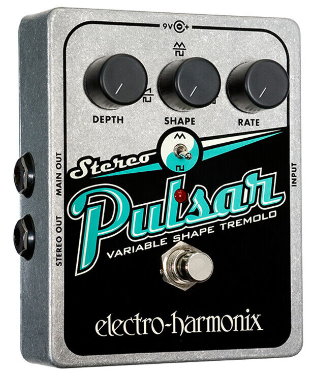 New - Electro Harmonix Stereo Pulsar Tremolo Pedal