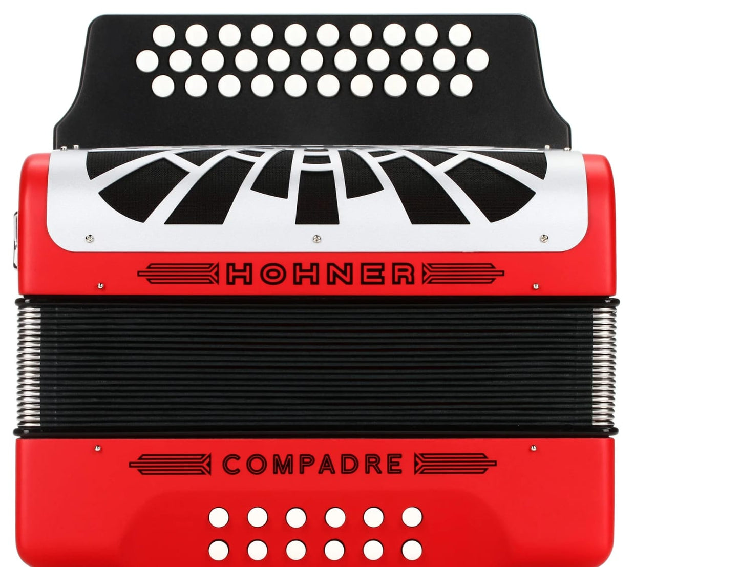 Hohner Compadre Diatonic Accordion - Keys of G/C/F - Red-NEW