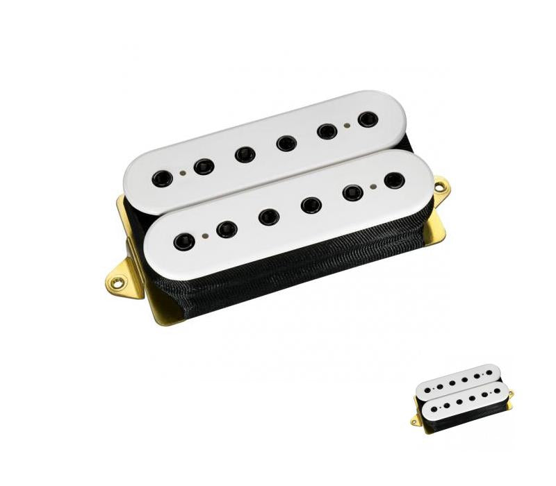 DiMarzio DP152 Super 3, Bridge Humbucker Pickup F-spaced,White with black poles - NEW