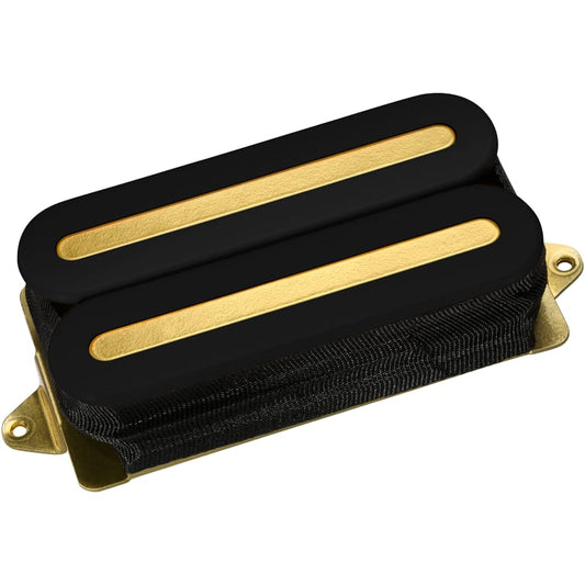 DiMarzio DP222 D Activator-X Humbucker Universal spacing Bridge Pickup , Black & Gold - New