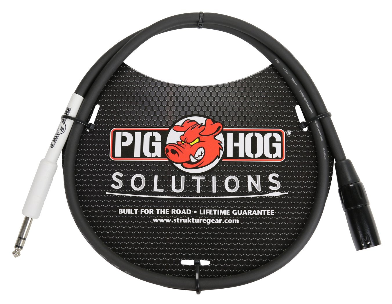 Pig Hog Solutions XLR Male to 1/4" TRS Male Patch Cable 3-ft PX4T3 - NEW