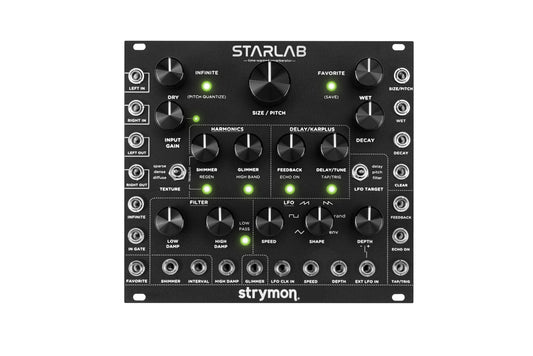 Strymon StarLab Eurorack Time-warped Reverberator Module - Black