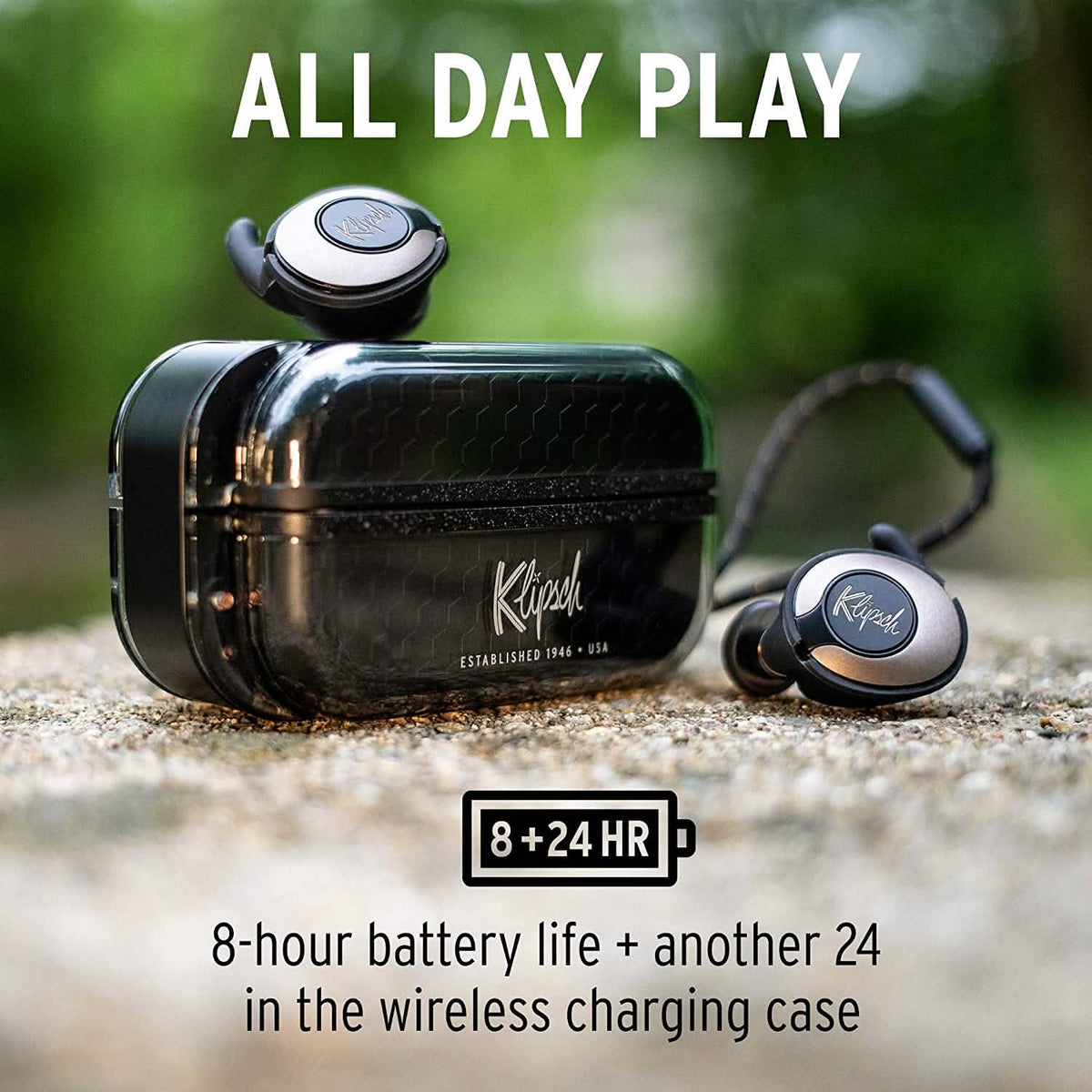 Klipsch T5 II True Wireless In-Ear Sport Headphones Bluetooth 5.0