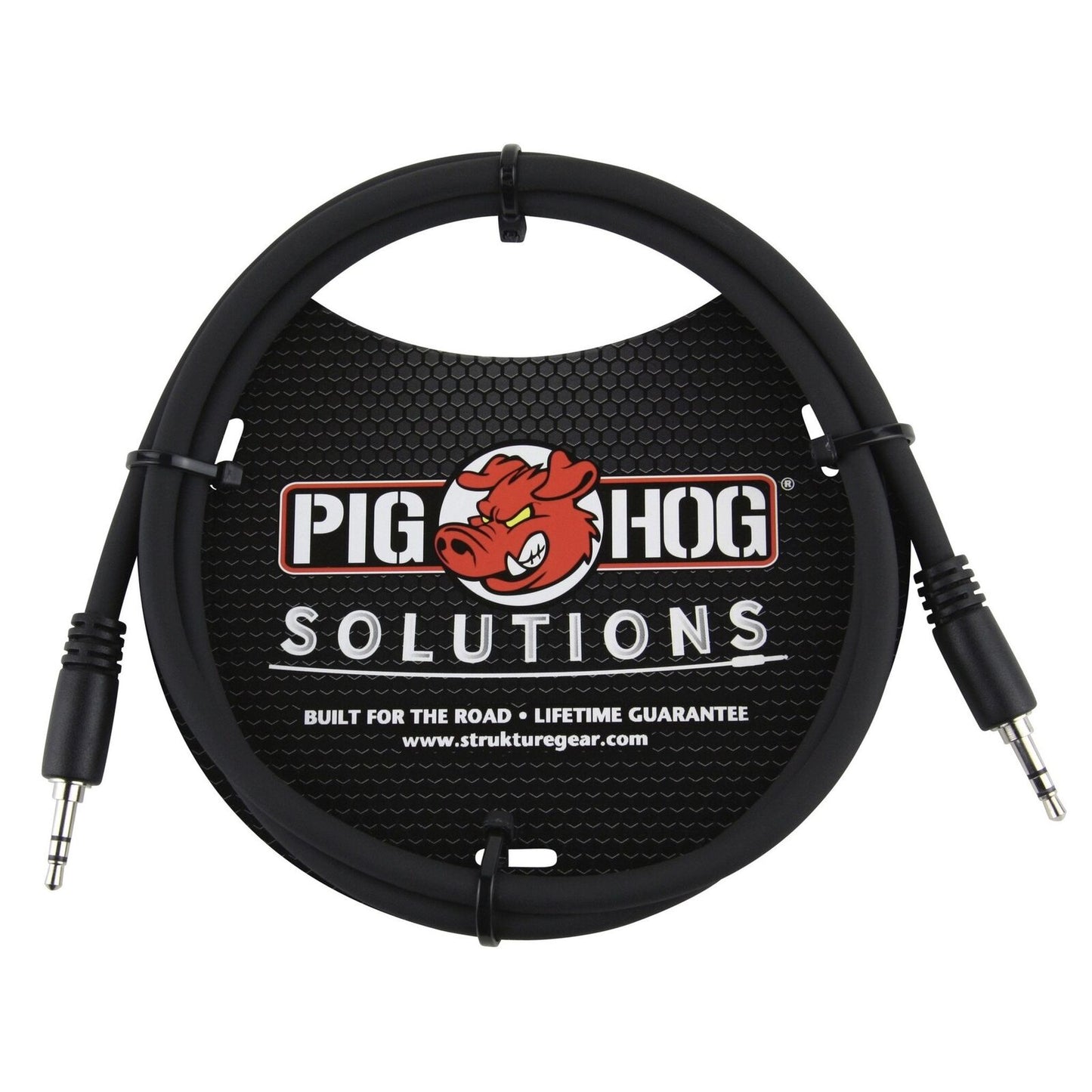 New - PIG HOG PX-T3503 SOLUTIONS - 3.5MM TRS TO 3.5MM TRS, 3FT CABLE