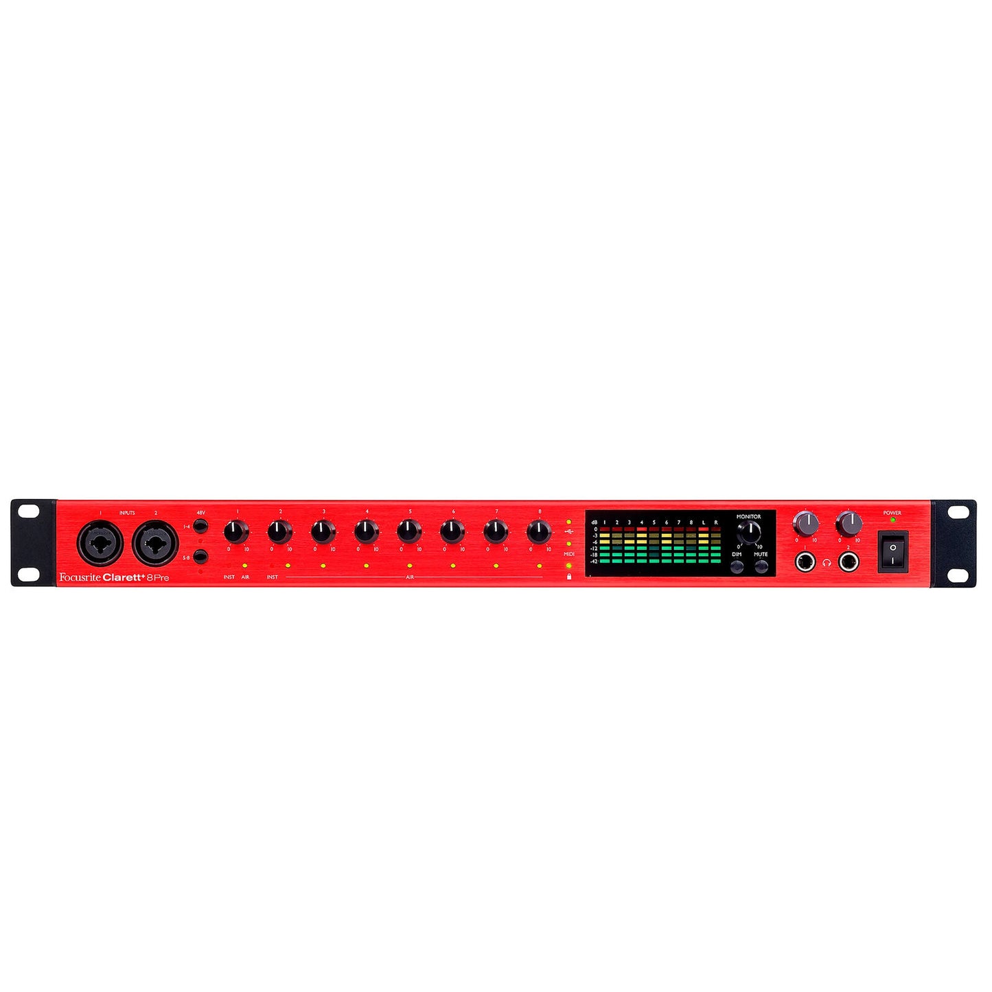 Focusrite Clarett+ 8Pre USB-C Audio Interface - New