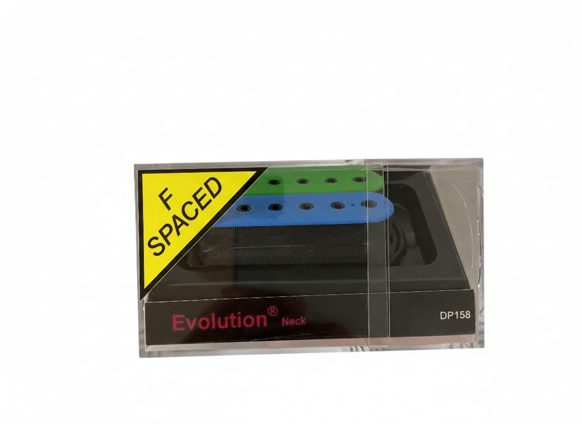 DiMarzio DP158 Evolution Neck Pickup - F-spaced,Blue and Green -NEW
