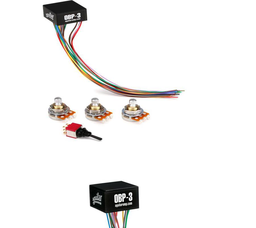 Aguilar OBP-3TK 3-Band Boost/Cut On Board Bass Preamp