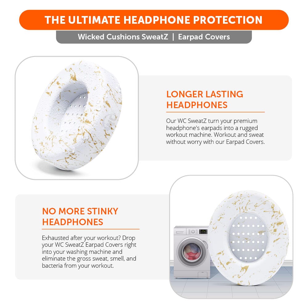 Beats Studio Sweat-Resistant Silicone Earpad Covers WC SweatZ Studio