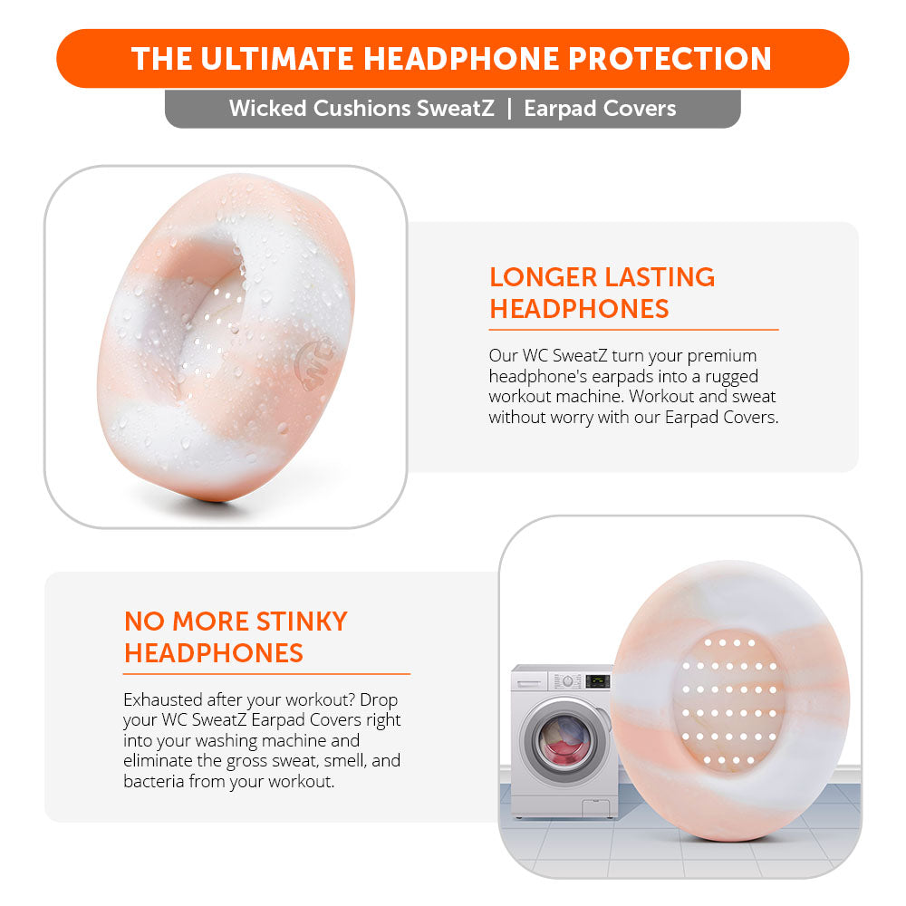Beats Studio Sweat-Resistant Silicone Earpad Covers WC SweatZ Studio