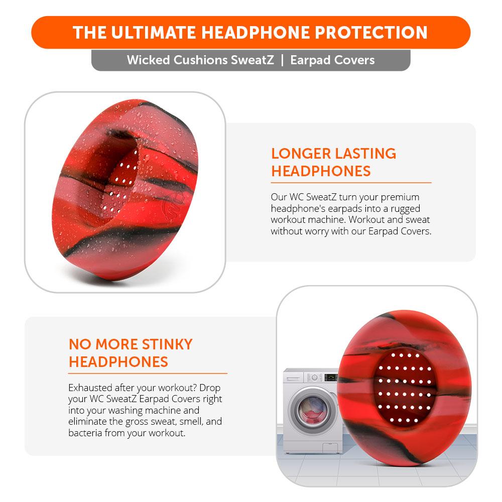 Beats Studio Sweat-Resistant Silicone Earpad Covers WC SweatZ Studio