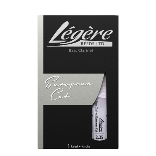 Legere Reeds Bass Clarinet European Cut Reed 2.25-NEW