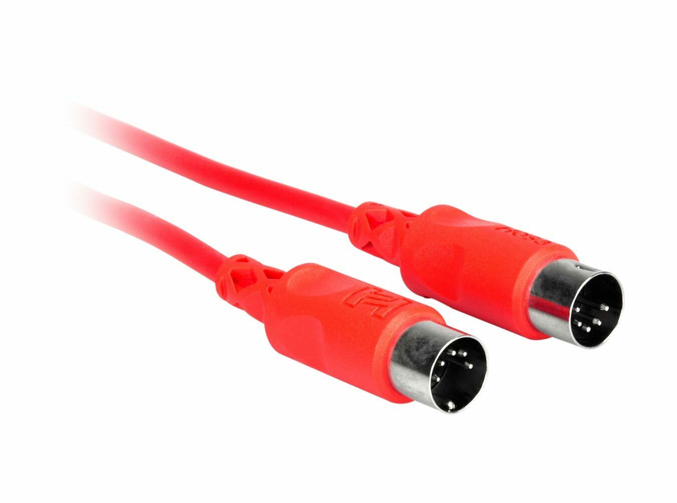 Hosa MIDI Cable 5-Pin Discrete Male to Male Red DIN Sysex Shielded MID-310RD