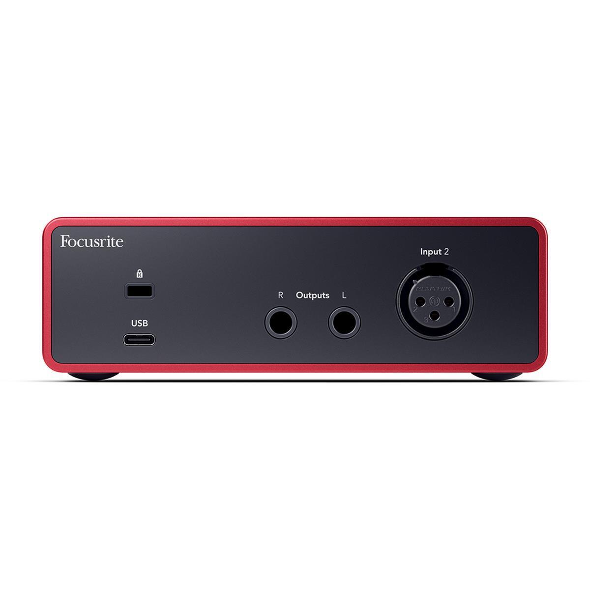 Focusrite Scarlett Solo Studio 4th Gen USB Interface w/Mic, Headphones,S/W Suite - New