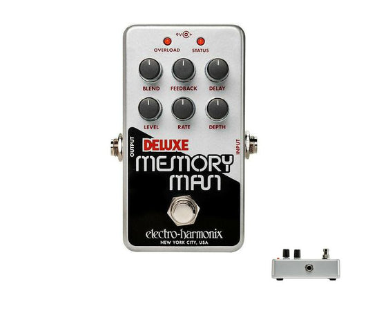 New - Electro-Harmonix Nano Deluxe Memory Man Analog Delay/Chorus/Vibrato Pedal