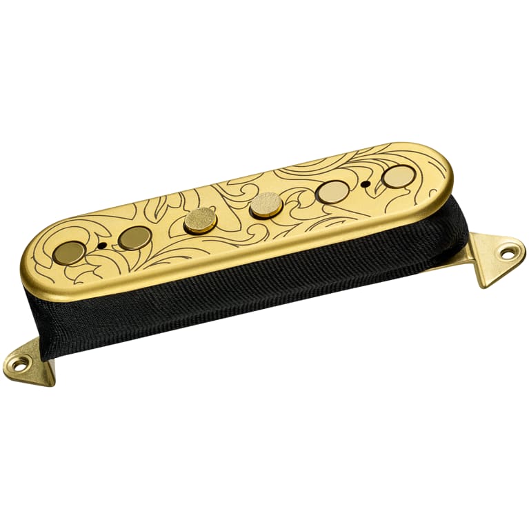 DiMarzio STEVE VAI SIGNATURE MODEL UTOPIATM MIDDLE single Coil Pickup,F-spaced- Satin Gold-NEW