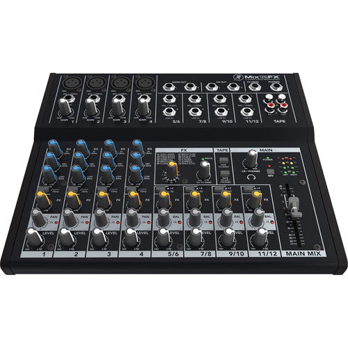 Mackie Mix12FX 12-channel Compact Mixer with Effects-NEW