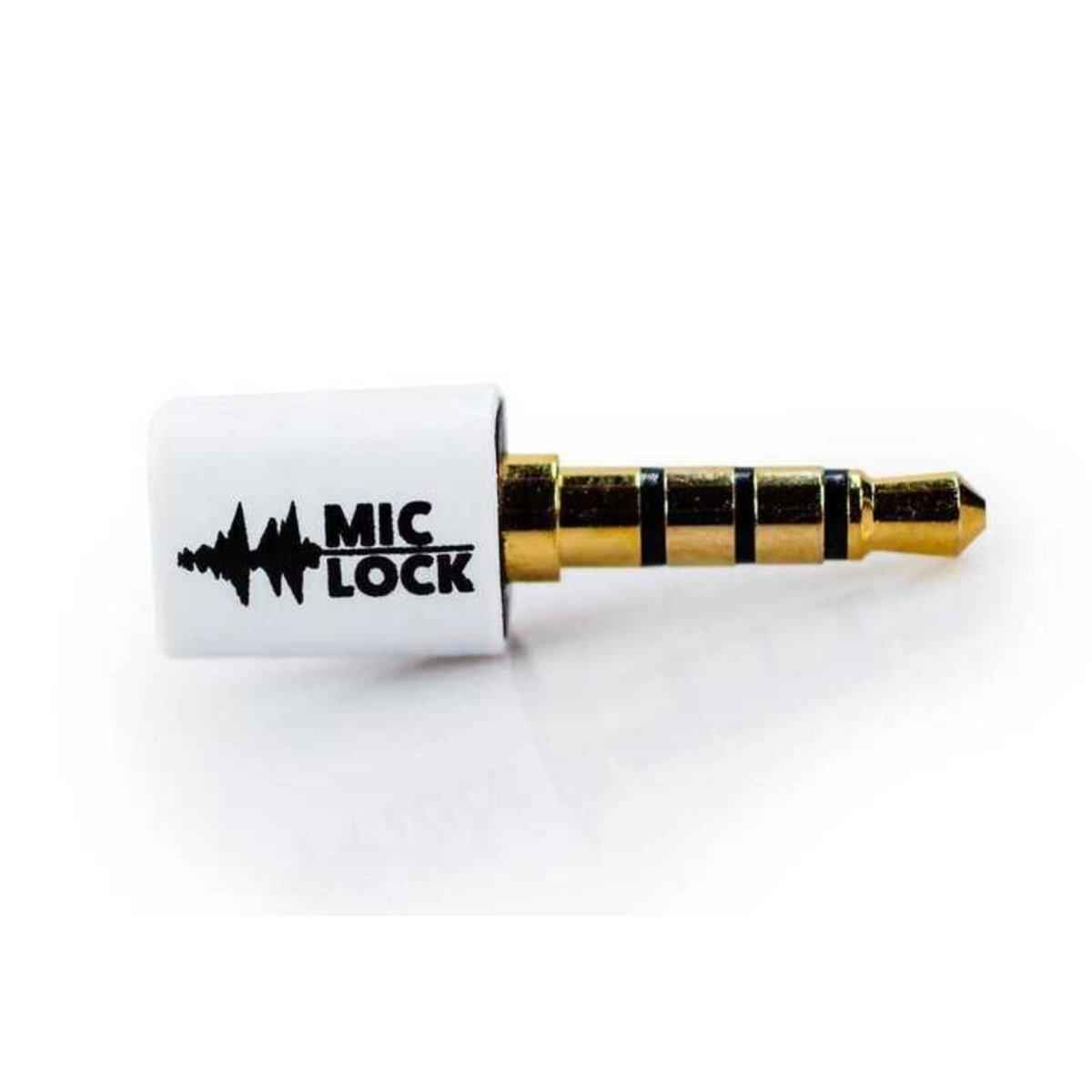 3.5mm Mini Single Ended Microphone Blocker White Mic-Lock