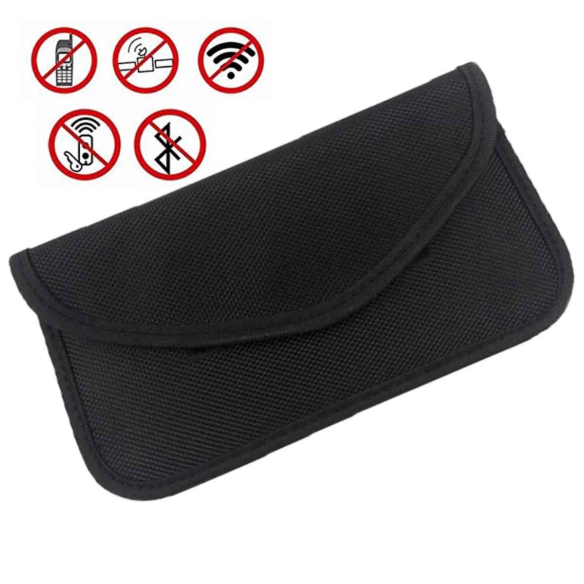Signal Blocking Faraday Bag Durable Nylon Protective Pouch