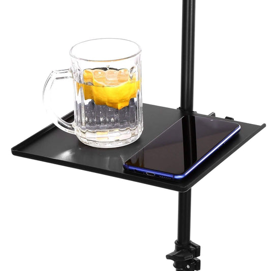 Microphone Stand Tray Clamp-on Rack Shelf Holder Music Sheet