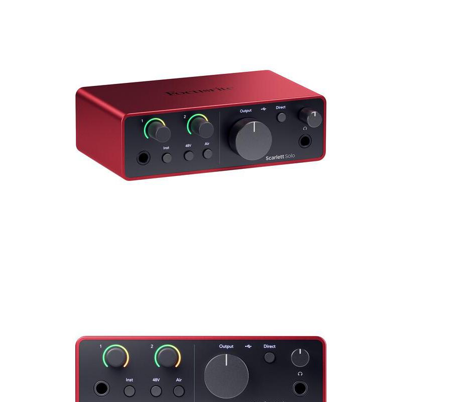 Focusrite Scarlett Solo 4th Gen USB Audio Interface -NEW