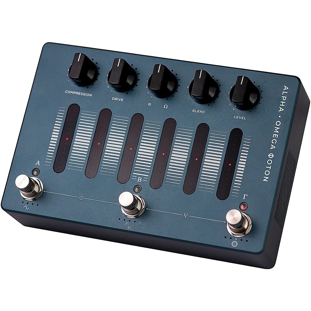 Darkglass Alpha-Omega Photon Bass Effects Pedal Blue - New