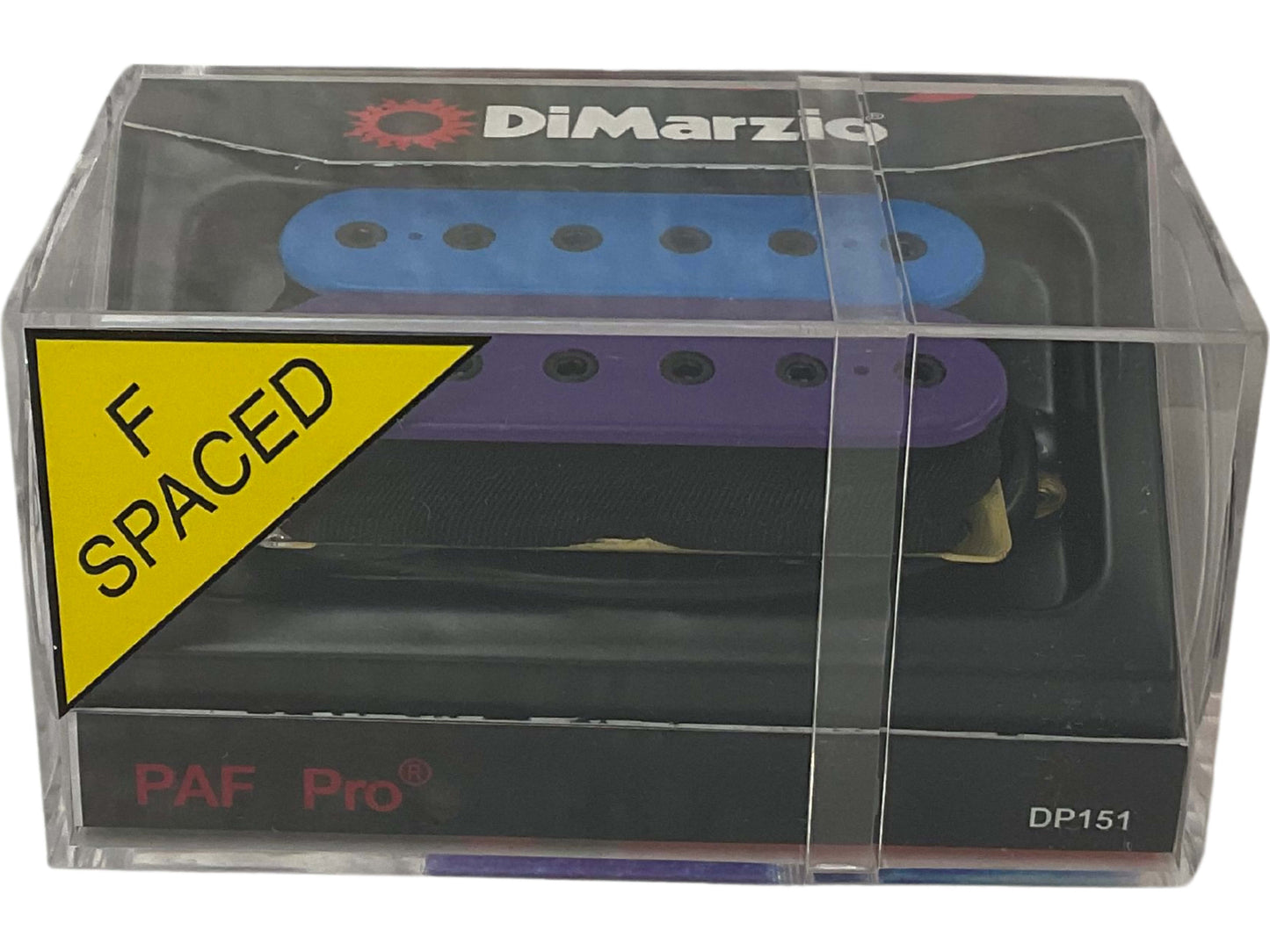 New - Dimarzio DP151 PAF PRO Humbucker Bridge Pickup - F-spaced Purple and Blue