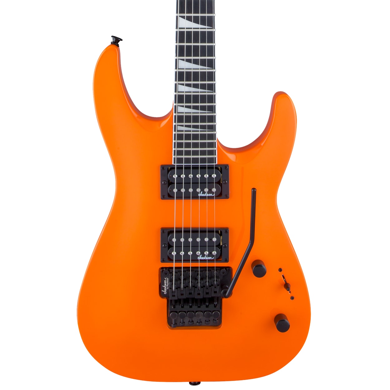 New - Jackson Dinky JS32 DKA Arch Top Electric Guitar Neon Orange