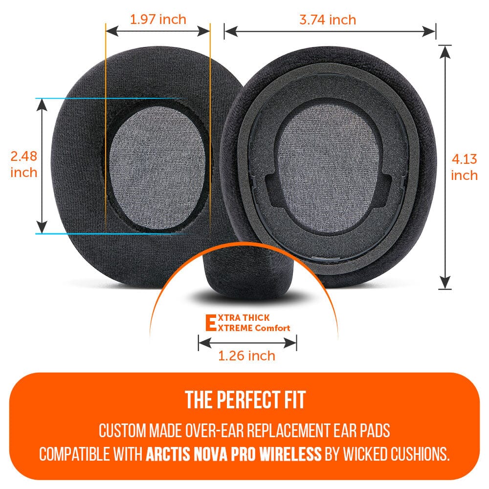 WC StealthZ Enhanced Sound Earpads Nova Pro Wireless