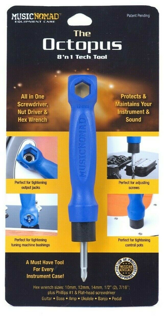 Music Nomad The Octopus 8 in 1 Tech Tool MN227 NEW