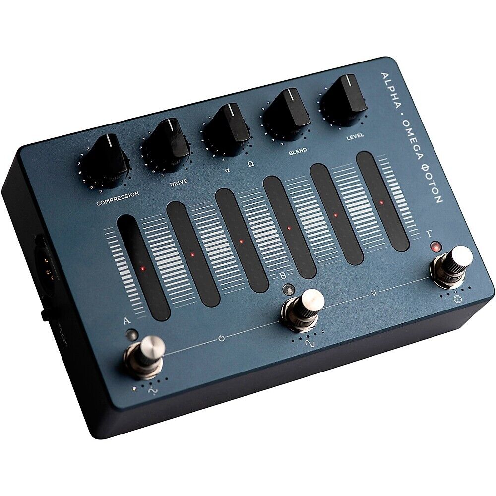 Darkglass Alpha-Omega Photon Bass Effects Pedal Blue - New