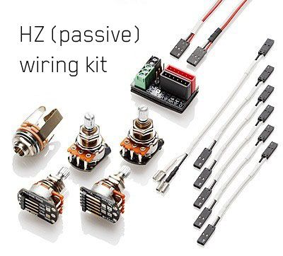 EMG Solderless Wiring Conversion Kit for 1 Or 2 Pickups Hz PASSIVE Short Shaft -NEW