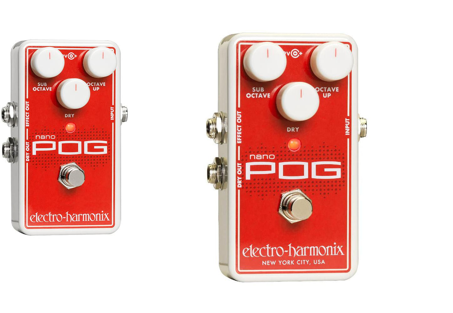 Electro Harmonix NanoPog Polyphonic Octave Generator Guitar Effect Pedal - New