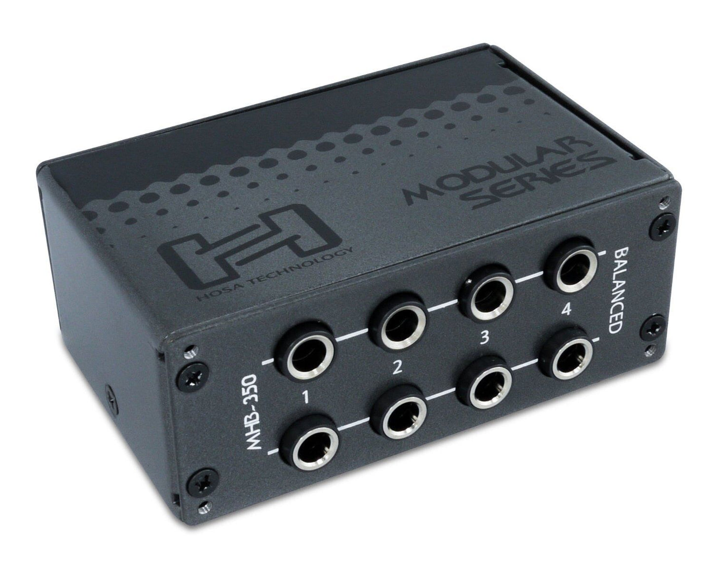 New - Hosa Modular Patchbay 1/4-Inch TRS to Same MHB-350