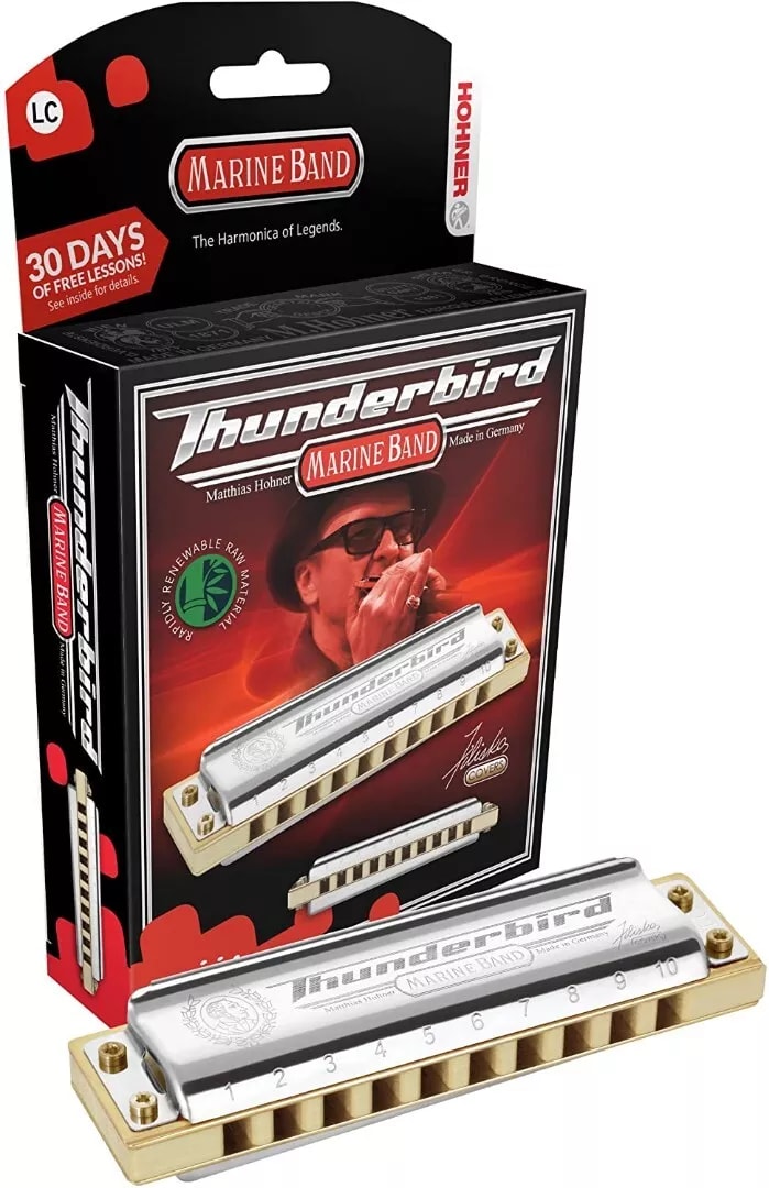 Hohner Marine Band Thunderbird Harmonica - Key of Low F - New