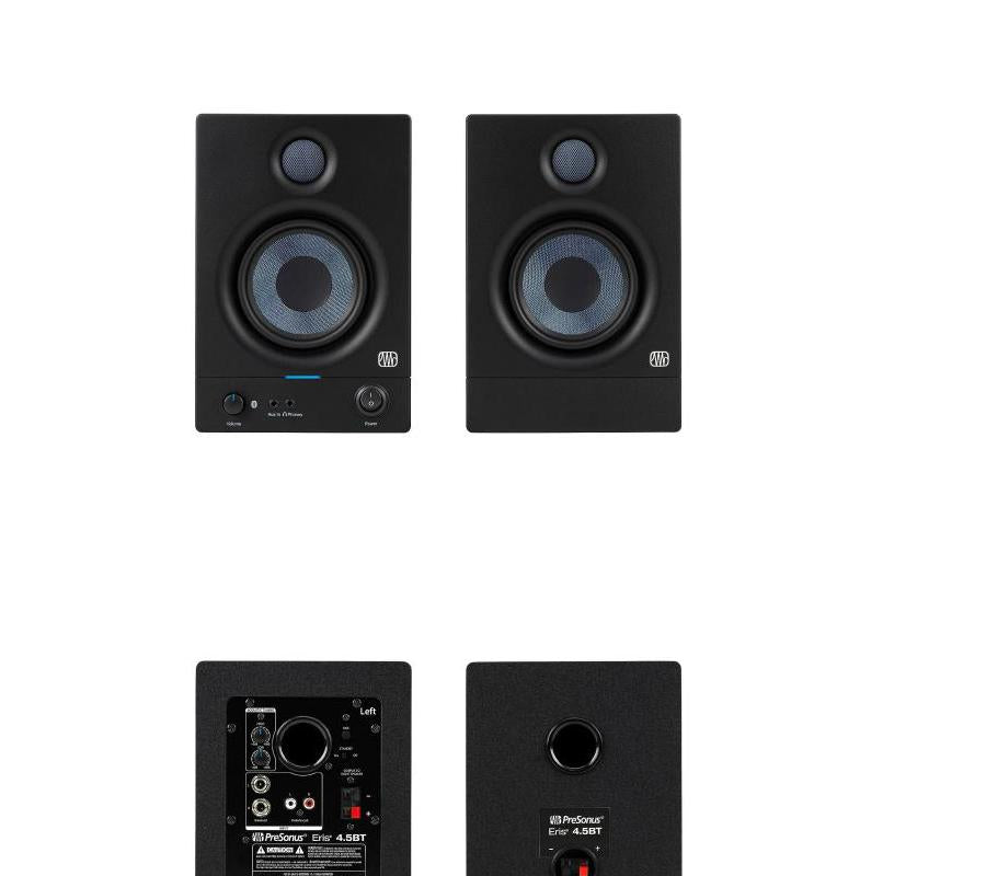 New - PreSonus Eris 4.5BT 4.5-inch Powered Bluetooth Studio Monitors - 2nd Generation