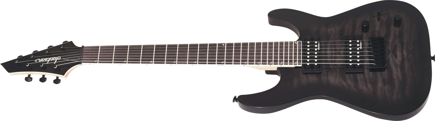 Jackson JS Series Dinky Arch Top JS22Q-7 DKA HT Electric Guitar - Transparent Black Burst