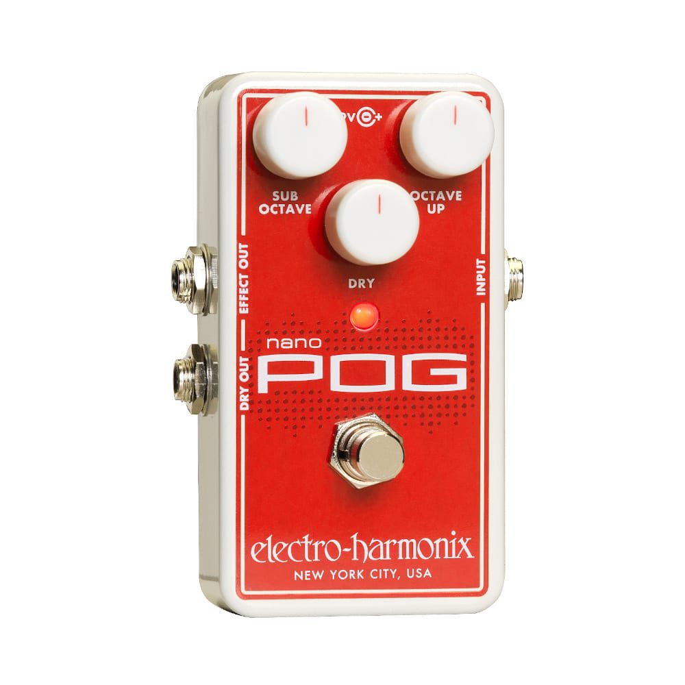 Electro Harmonix NanoPog Polyphonic Octave Generator Guitar Effect Pedal - New