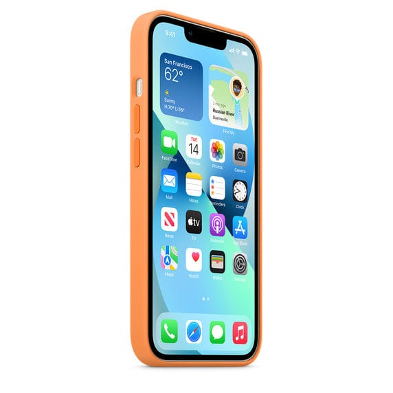 iPhone Silicone Case Marigold Full Body Protective Phone Cover