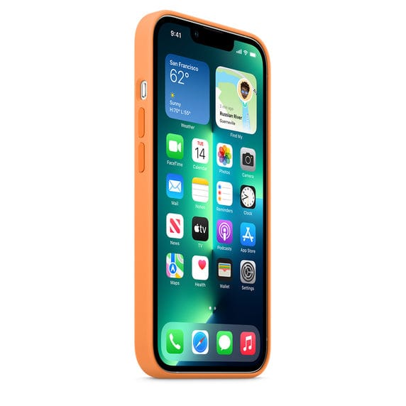 iPhone Silicone Case Marigold Full Body Protective Phone Cover