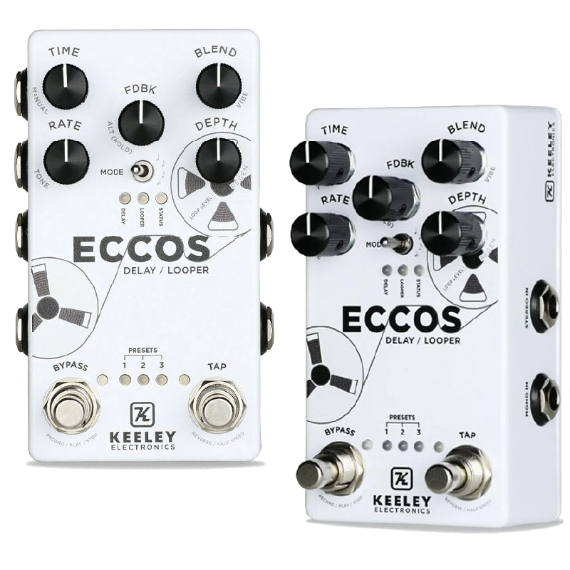New - Keeley Eccos Tape Delay Looper Guitar Effects Pedal