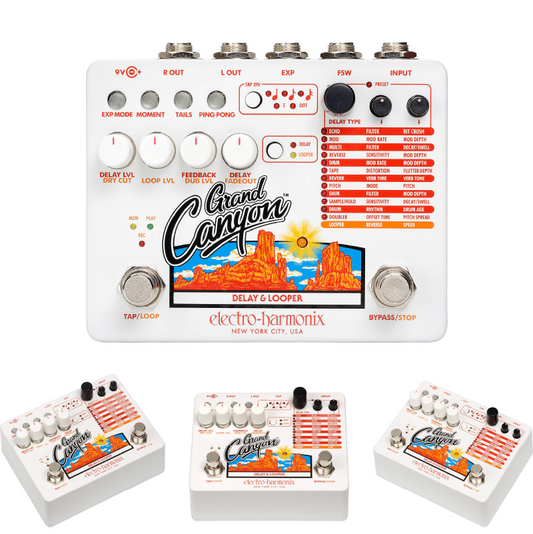 New - Electro Harmonix Grand Canyon Delay and Looper Pedal