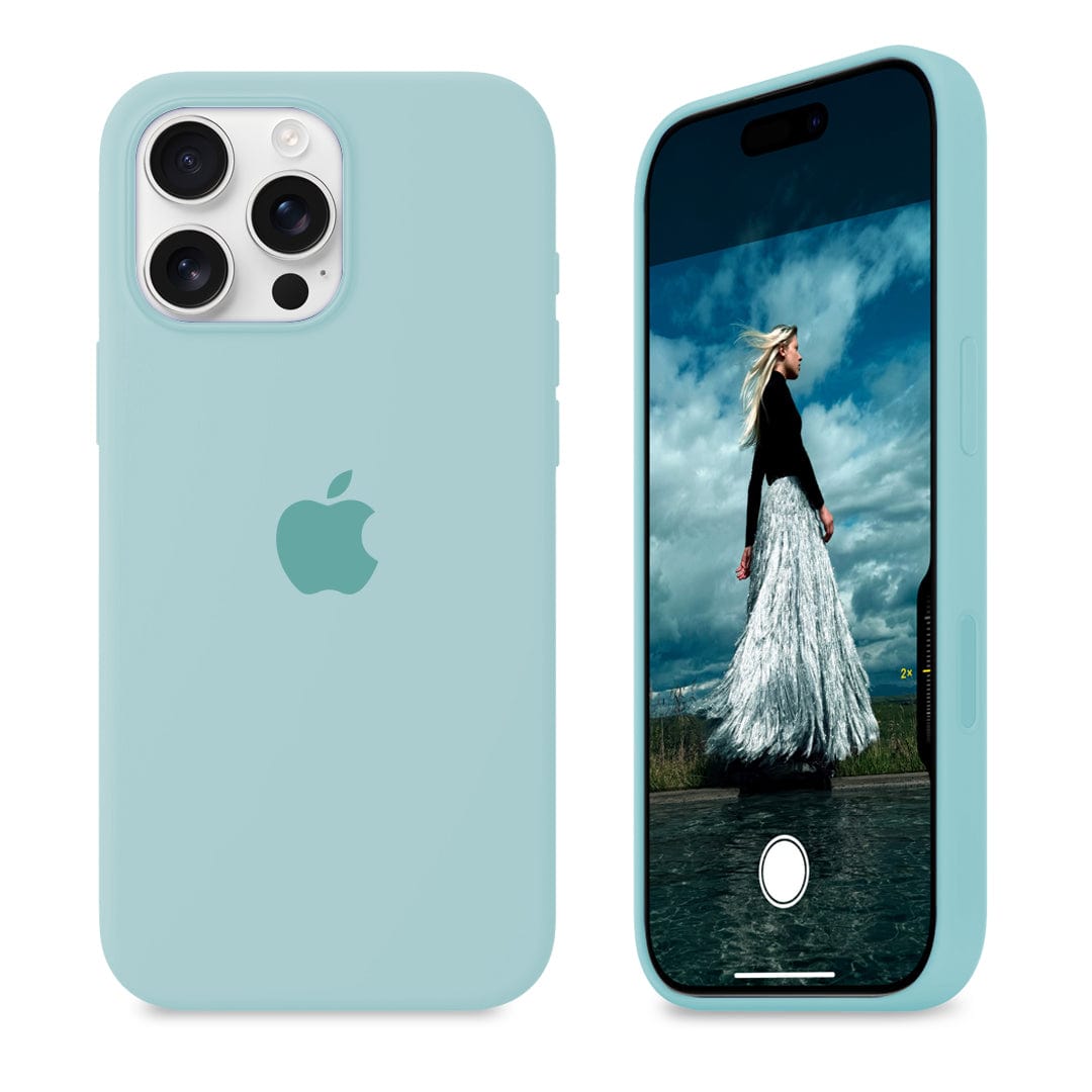 iPhone Silicone Glacier Blue Protective Case Apple